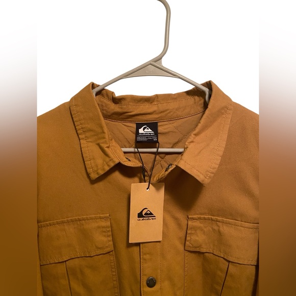 Quiksilver Men's Brown Shirt Jacket. Size XXL. New with tags - Picture 2 of 9